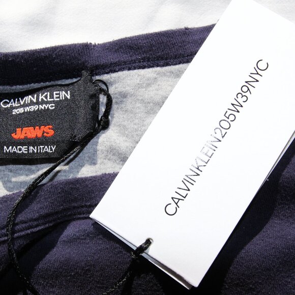 BNWT SS19 CALVIN KLEIN 205W39NYC JAWS TSHIRT BLUE S - Picture 5 of 10